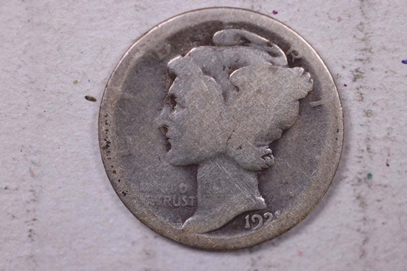 1921 Mercury Silver Dime., Good., Store