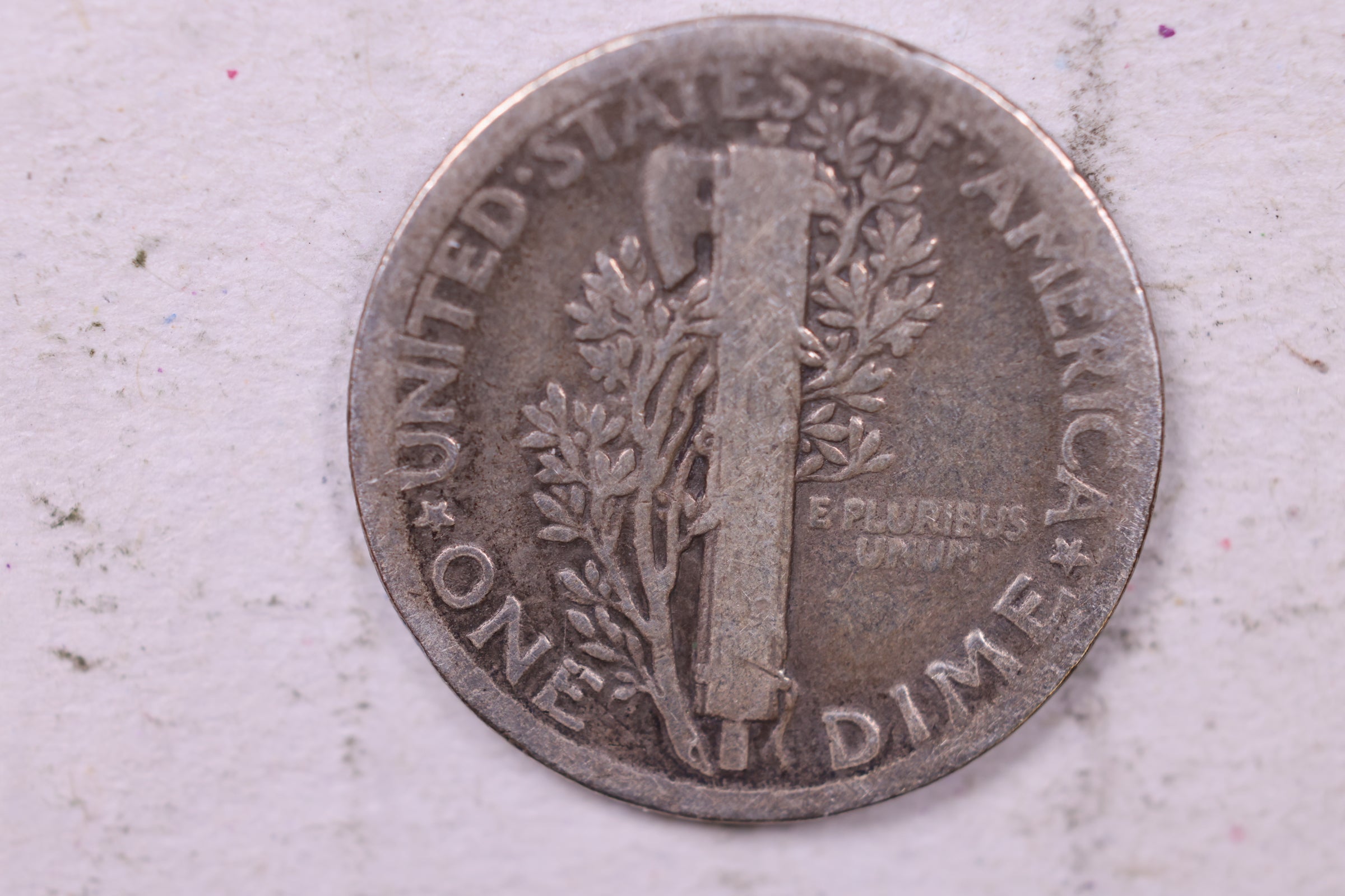 1921 Mercury Silver Dime., About Good., Store  #19817