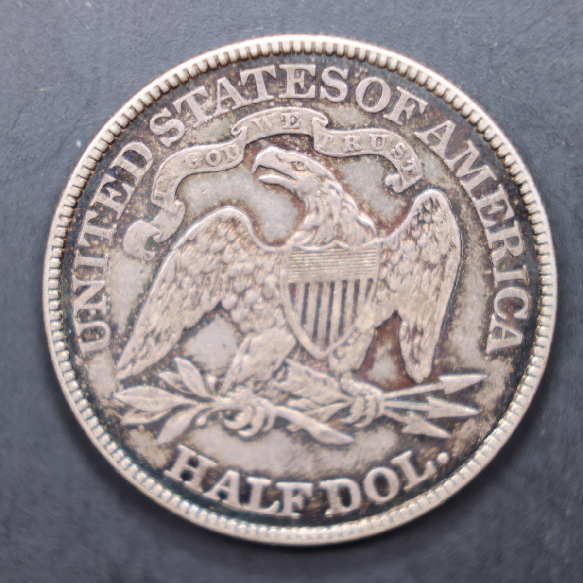 1889 Seated Liberty Silver Half Dollar, Extra Fine Circulated Coin, Store #HR2124.