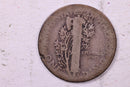 1921 Mercury Silver Dime., About Good., Store