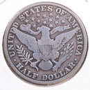 1913 Barber Half Dollar, Very Good Circulated Coin, Store
