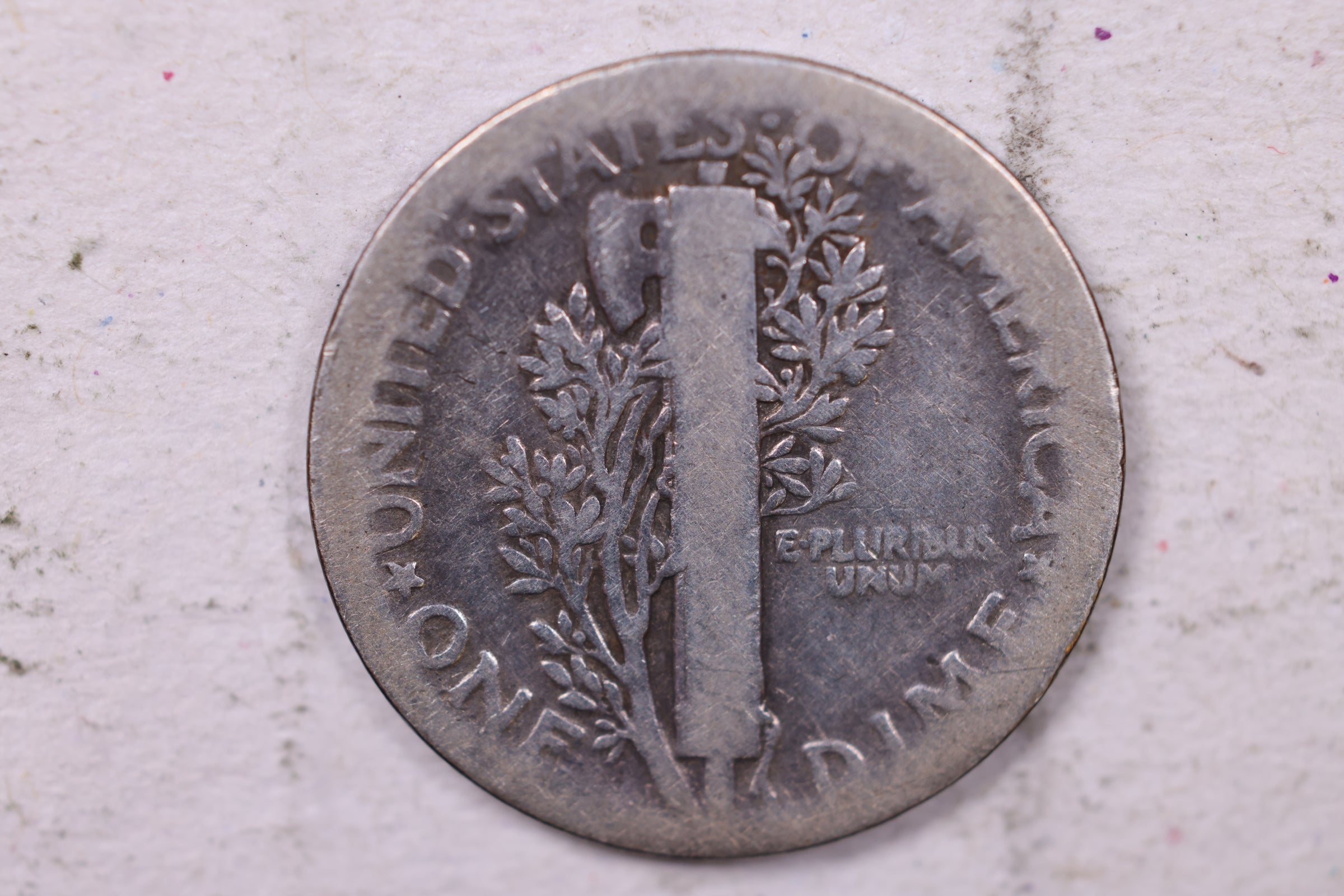1921 Mercury Silver Dime., About Good., Store  #19821