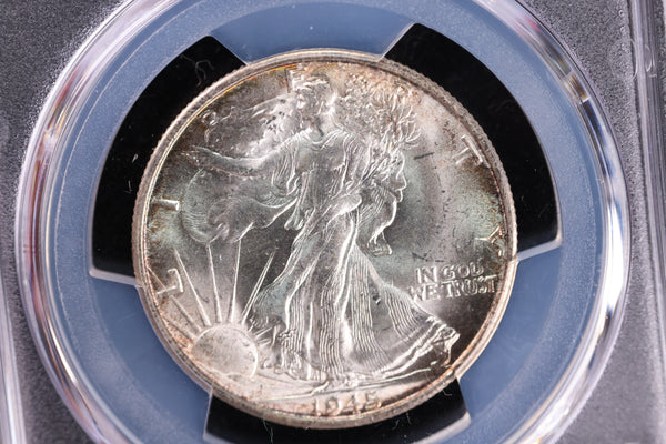 1945-S Walking Liberty Half Dollar, PCGS MS-64.  Store #092918