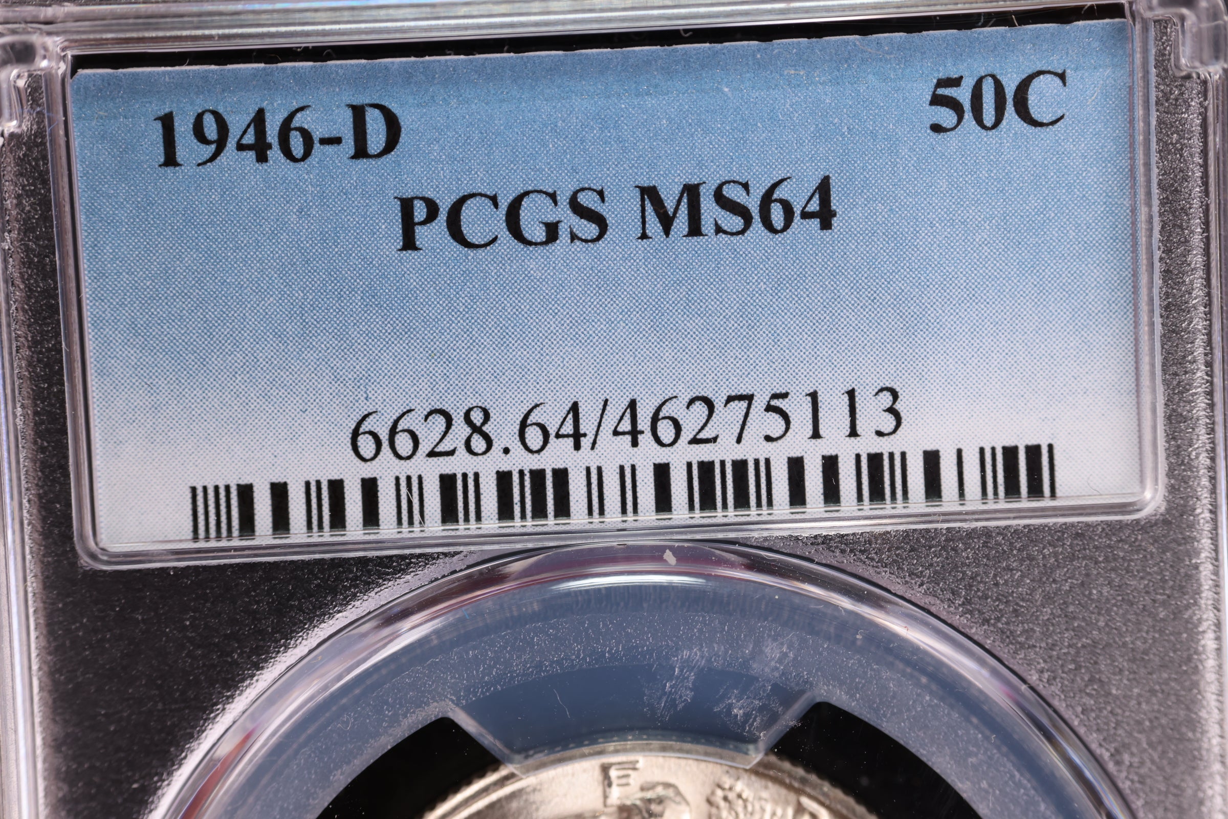 1946-D Walking Liberty Half Dollar, PCGS MS-64.  Store #092919