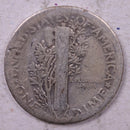1921-D Mercury Silver Dime., Very Good., Store