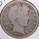 1914 Barber Half Dollar, Good Circulated Coin, Store