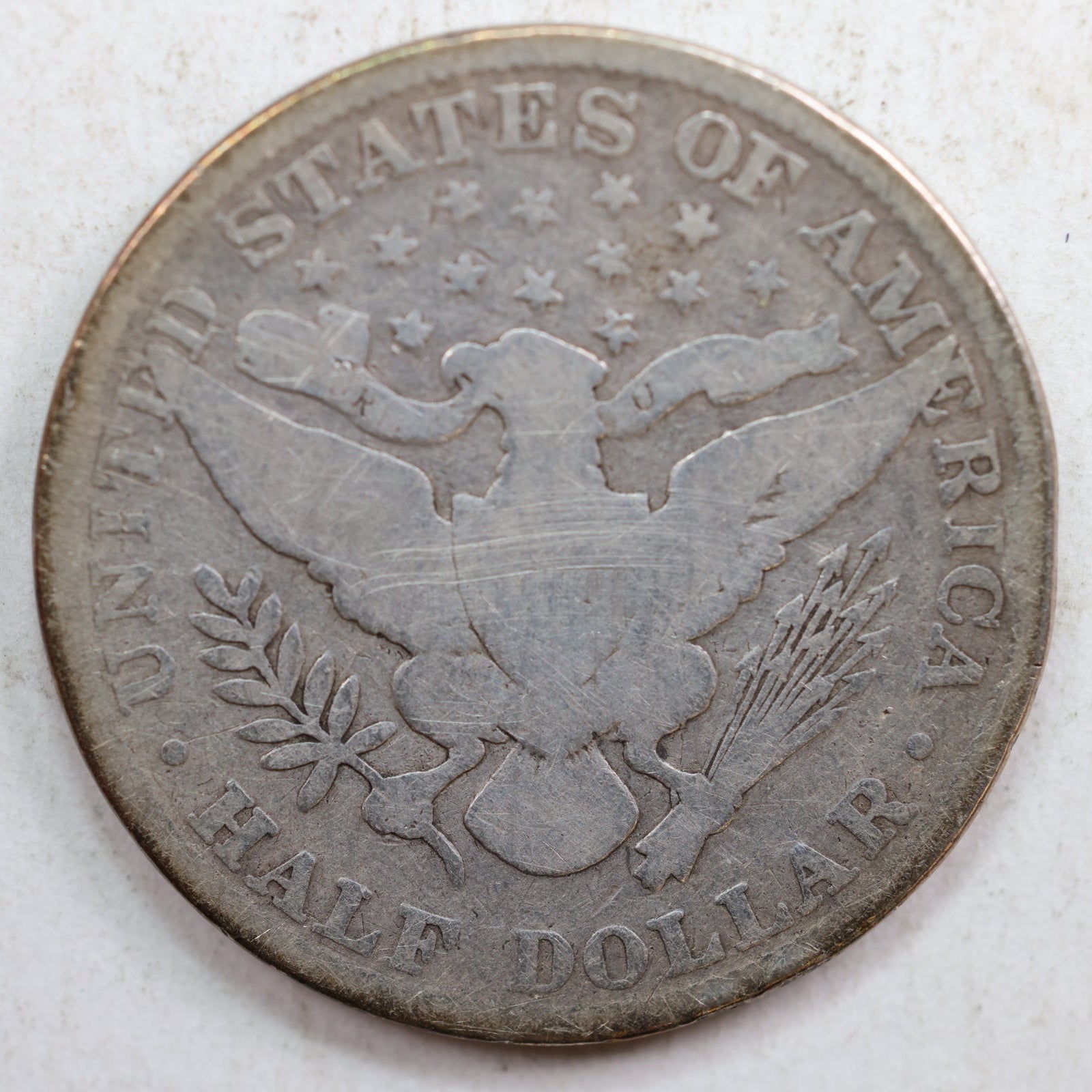 1892 Barber Silver Half Dollar, Good+, Circulated Coin, Store #HR0763