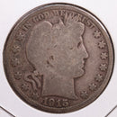 1915 Barber Half Dollar, Good Circulated Coin, Store