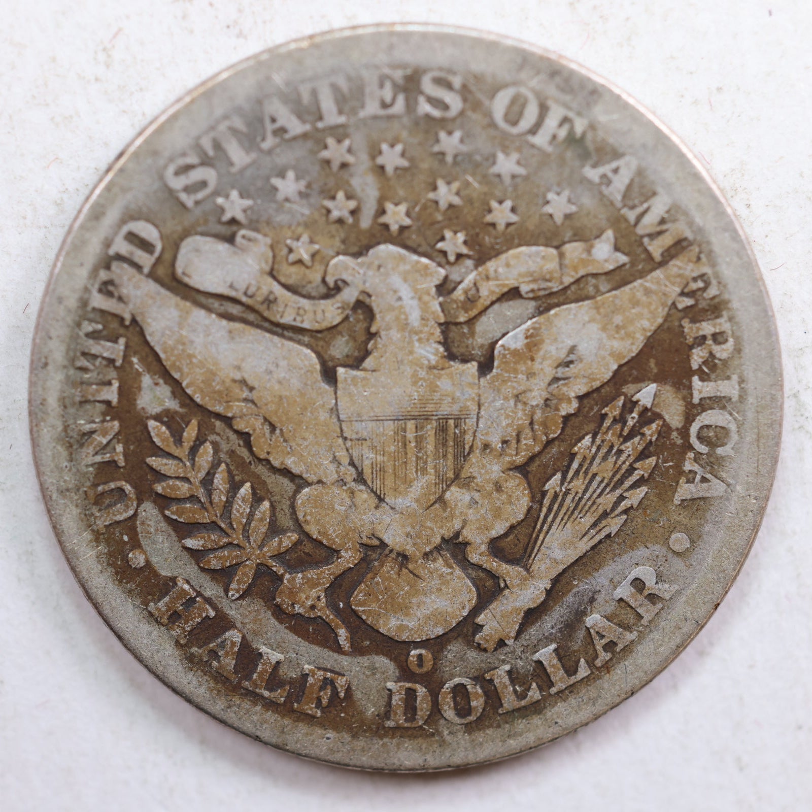 1896-O Barber Silver Half Dollar, Good Circulated Coin, Store #HR0776