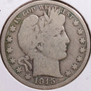 1915 Barber Half Dollar, Good Circulated Coin, Store