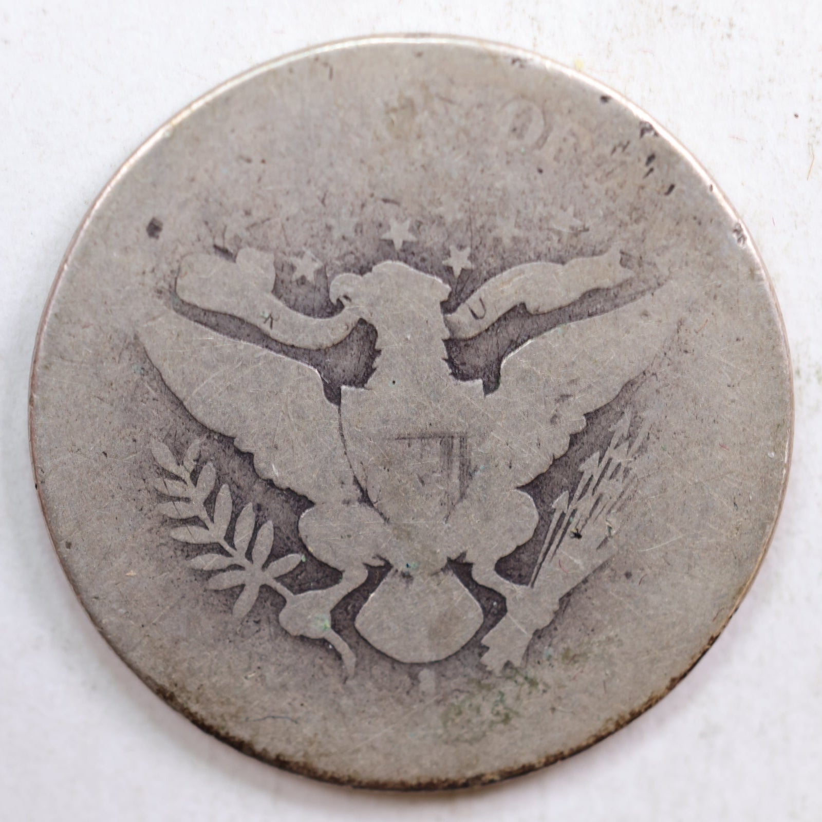 1897-S Barber Silver Half Dollar, Fair Circulated Coin, Store #HR0780