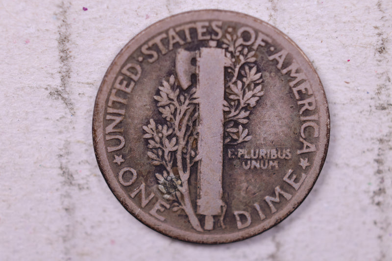 1923 Mercury Silver Dime., Fine, Store