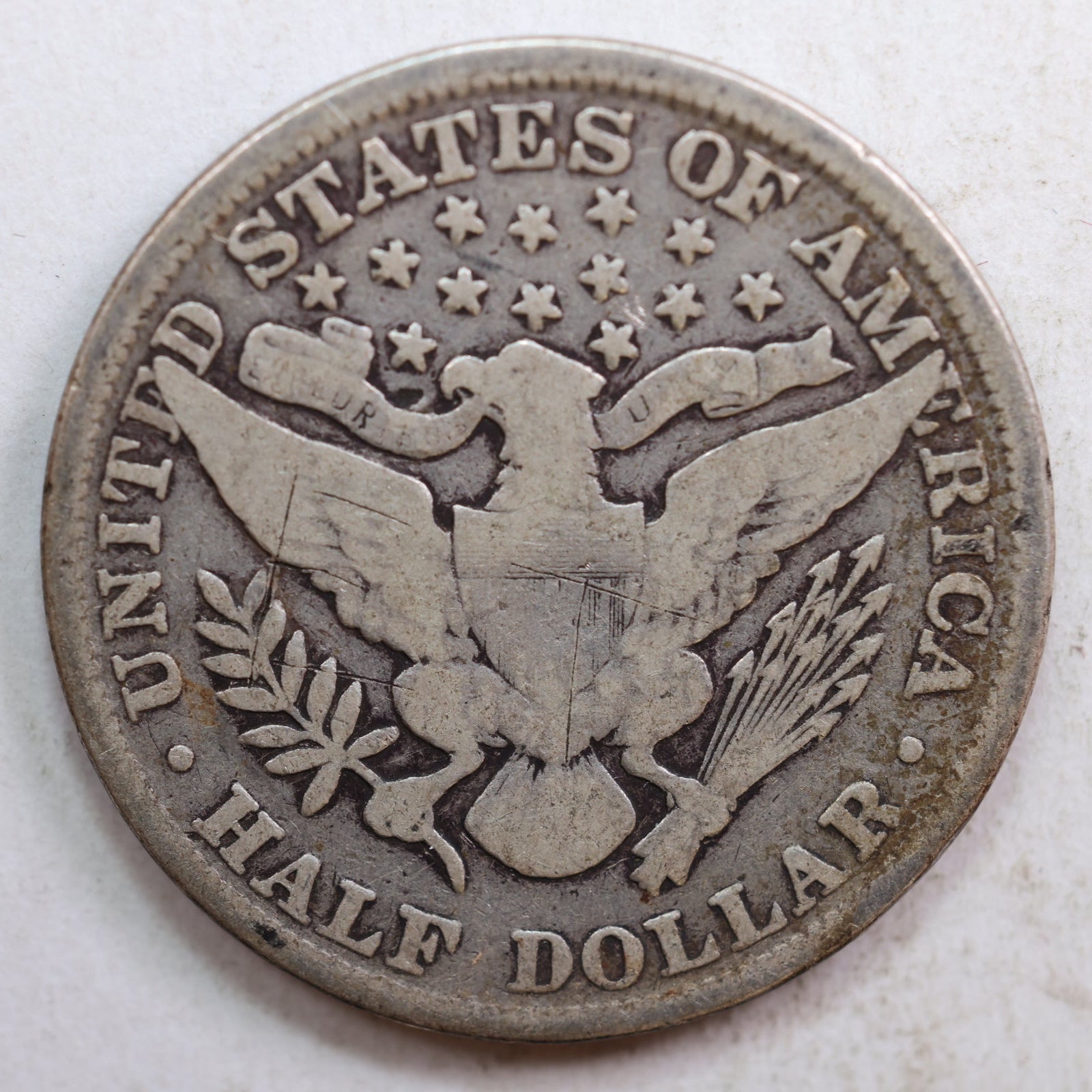 1899 Barber Silver Half Dollar, Very Good+ Circulated Coin, Store #HR0784