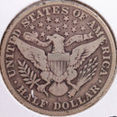 1915-S Barber Half Dollar, Very Good Circulated Coin, Store