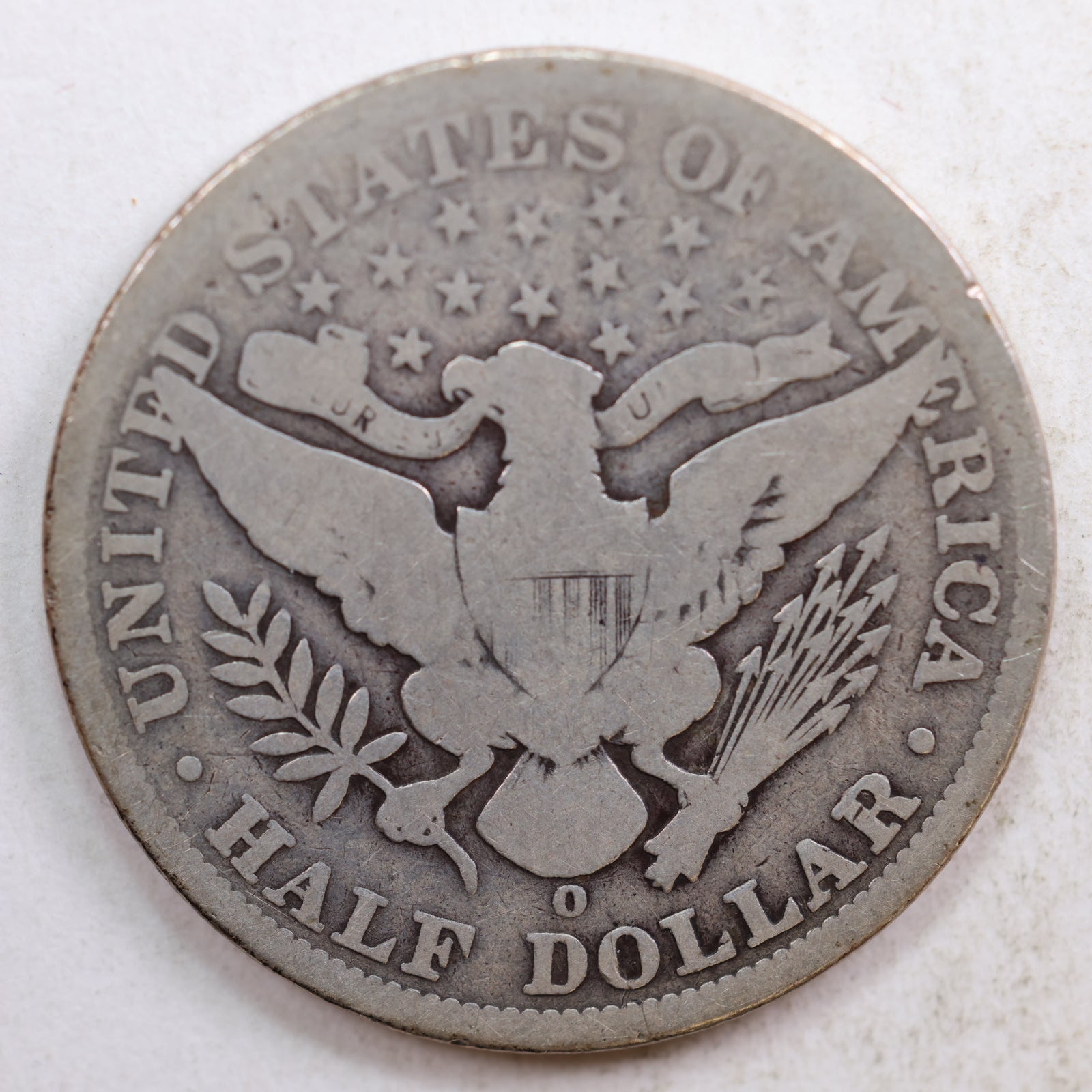 1901-S Barber Silver Half Dollar, Good Circulated Coin, Store #HR0791