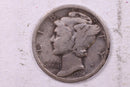 1924 Mercury Silver Dime., Very Good, Store