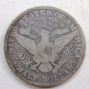 1902-S Barber Silver Half Dollar, Good+ Circulated Coin, Store