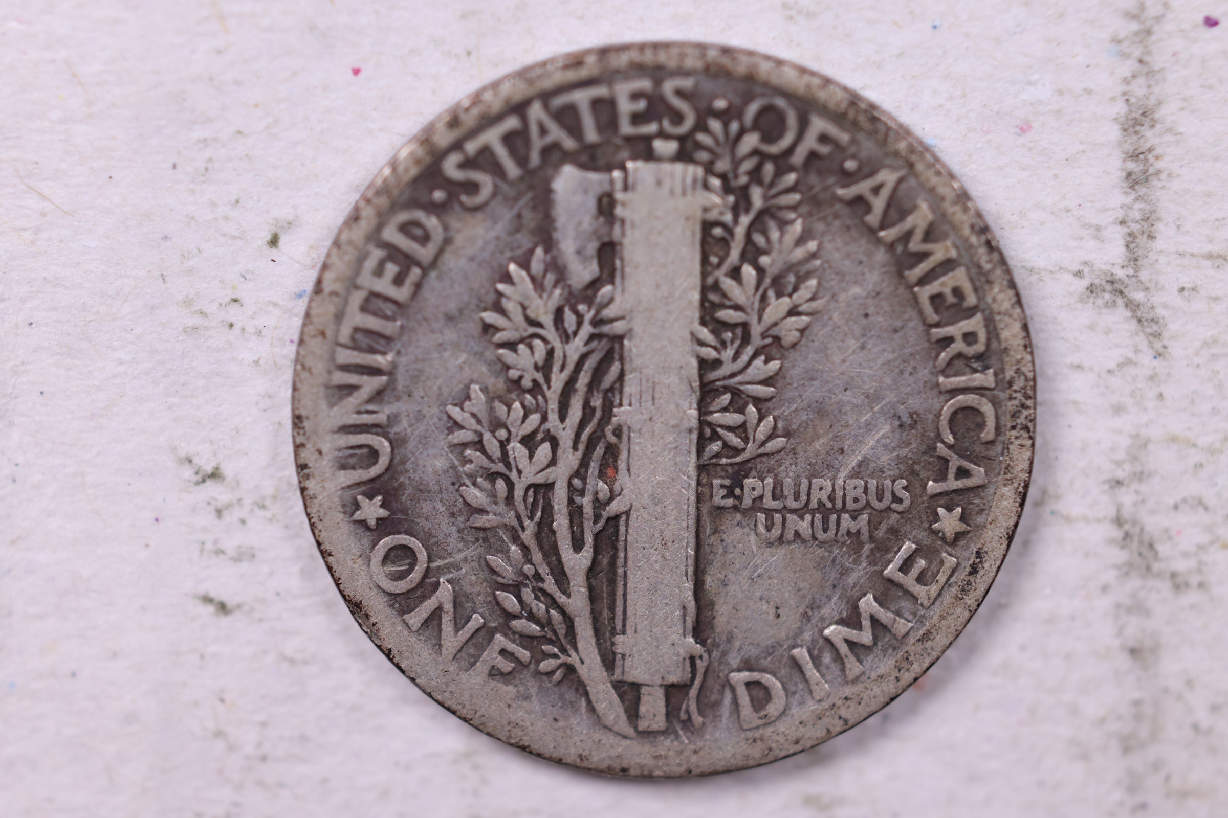 1924 Mercury Silver Dime., Very Good, Store  #19858