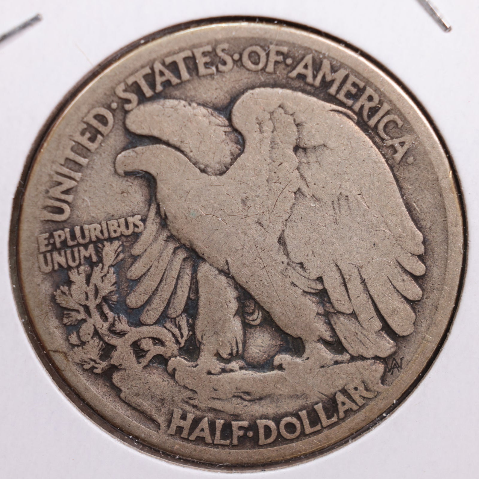 1916-D Walking Liberty Half Dollar, Very Good Circulated Coin, Store #HR0690