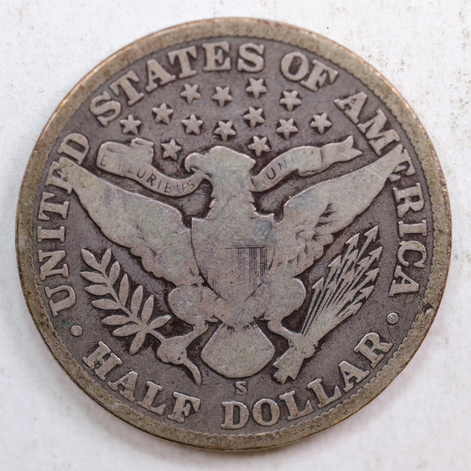 1904-S Barber Silver Half Dollar, Good+ Circulated Coin, Store #HR0800