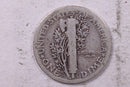 1924-D Mercury Silver Dime., Very Good, Store