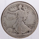 1916-D Walking Liberty Half Dollar, Very Good Circulated Coin, Store