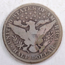 1905 Barber Silver Half Dollar, Good+ Circulated Coin, Store