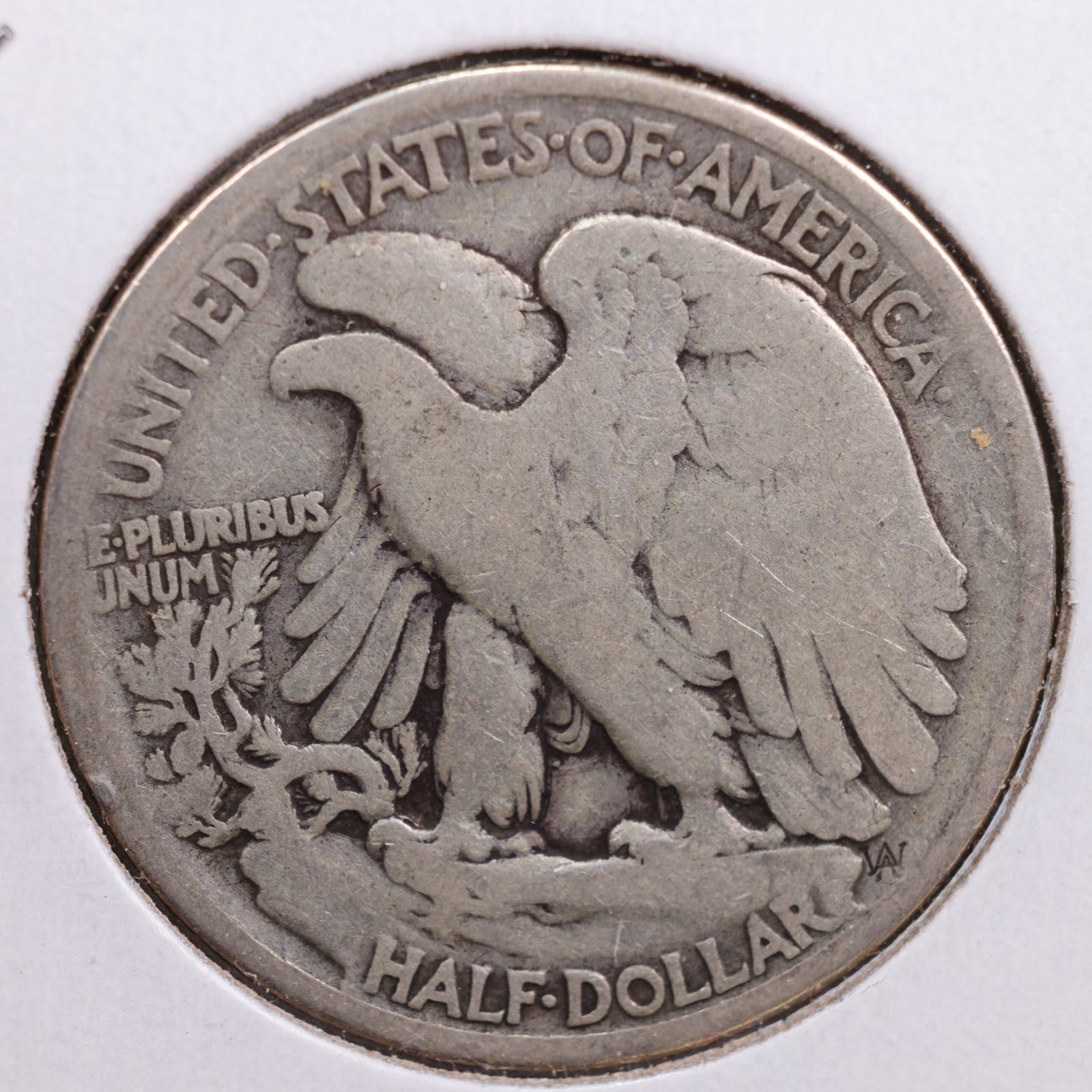 1916-D Walking Liberty Half Dollar, Very Good Circulated Coin, Store #HR0686