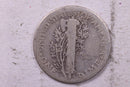 1924-D Mercury Silver Dime., Very Good, Store