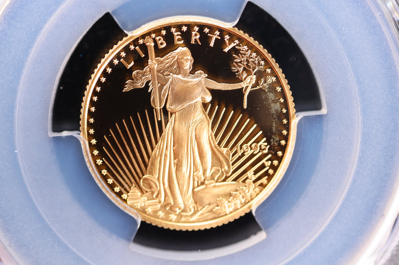 1995-W $10  Gold Proof American Eagle. PCGS Graded PF-69. Store