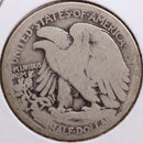 1916-D Walking Liberty Half Dollar, Abt Good Circulated Coin, Store