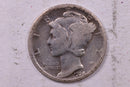 1924-D Mercury Silver Dime., Very Good, Store