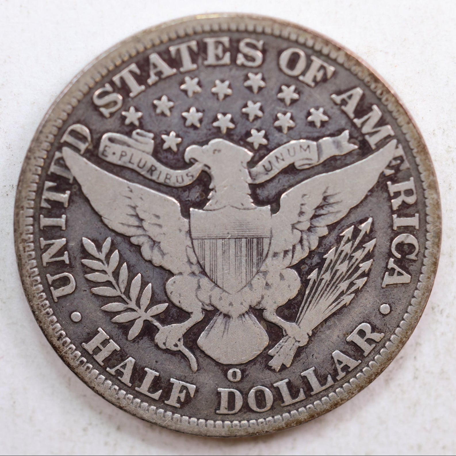1906-O Barber Half Dollar, Fine Circulated Coin, Store #0874