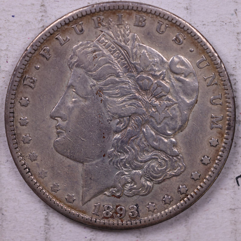 1893-CC Morgan Silver Dollar, Extra Fine., Store Sale