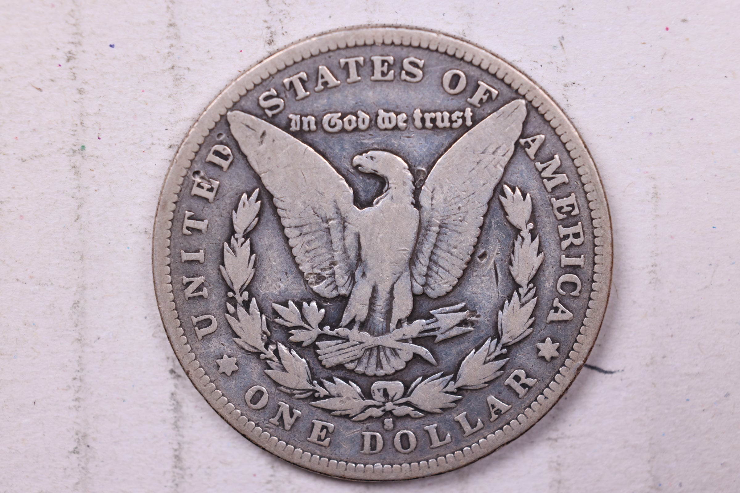 1895-S Morgan Silver Dollar, Very Good., Store Sale  #510
