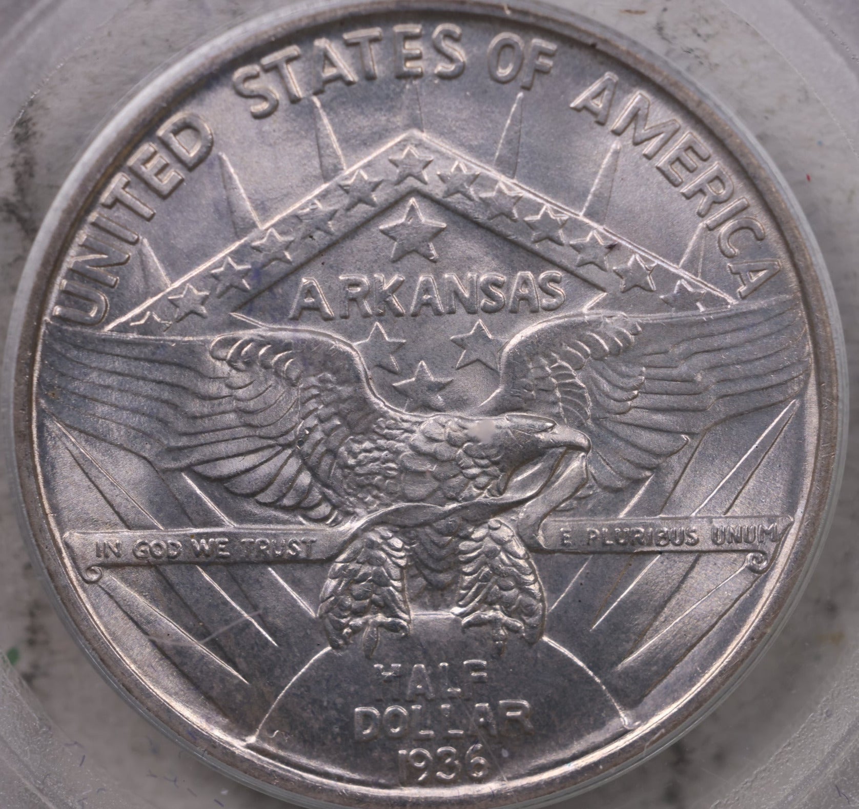1936 Robinson Silver Half Dollar Commemorative., PCGS MS64., Store #GEC0020