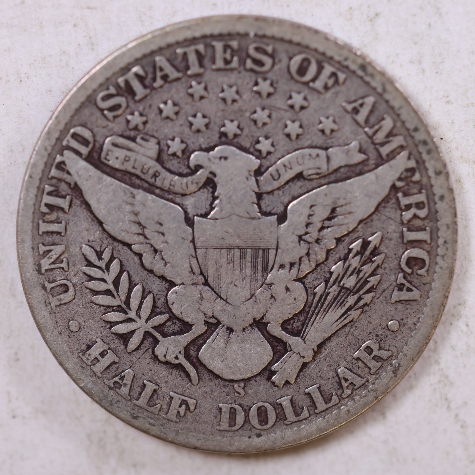 1910-S Barber Silver Half Dollar, Fine Circulated Coin, Store #HR0819