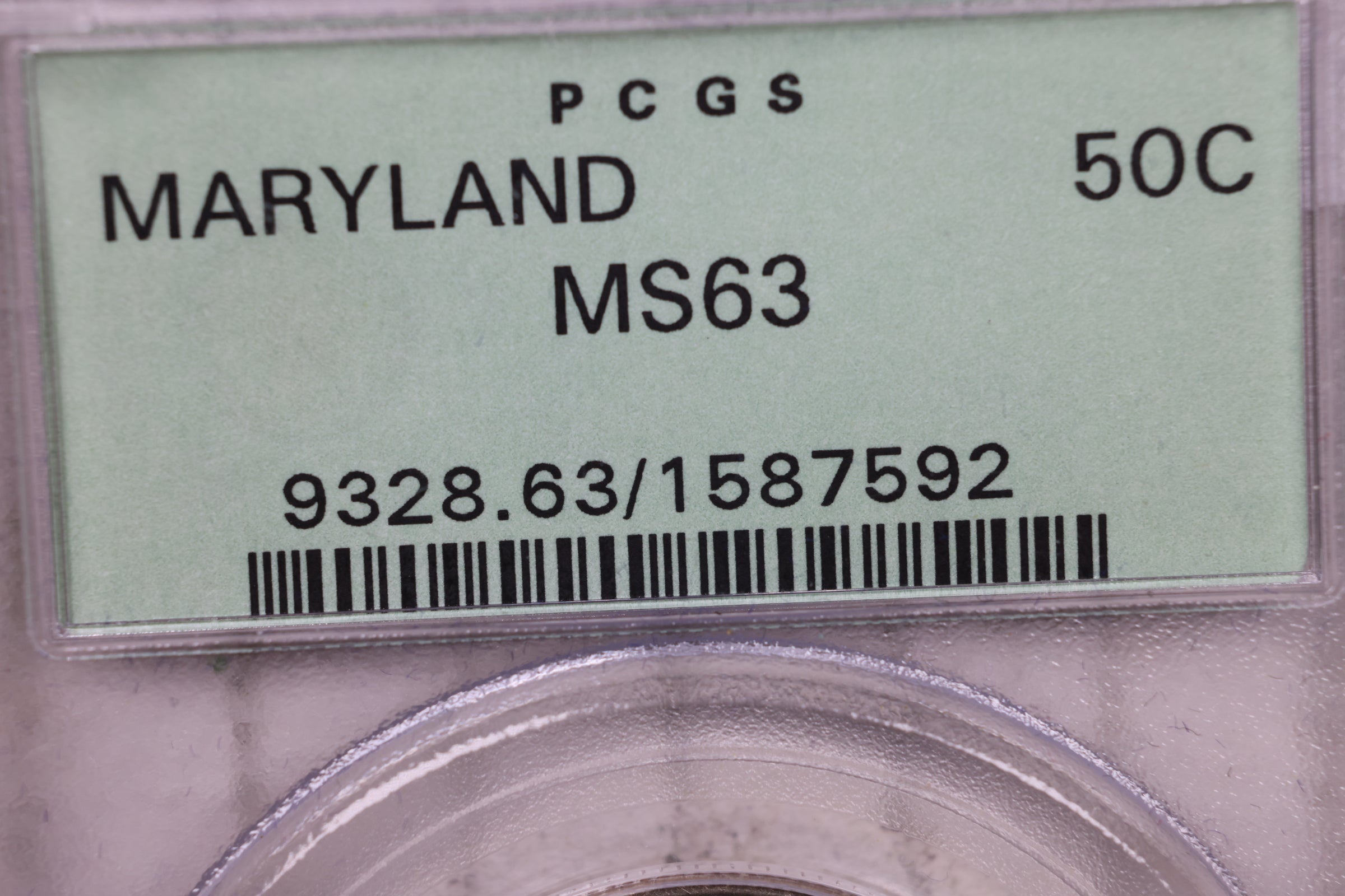 1934 Maryland Silver Half Dollar Commemorative., PCGS MS-63., #GEC0019