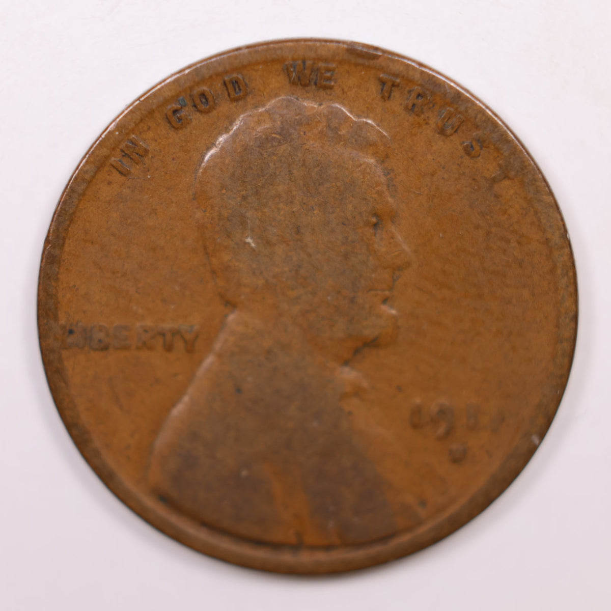 1911-D Lincoln Cent, About Good Circulated Coin, Store #CT1847