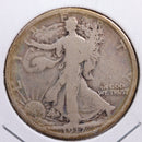 1917-D Walking Liberty Half Dollar, Good Circulated Coin, Store