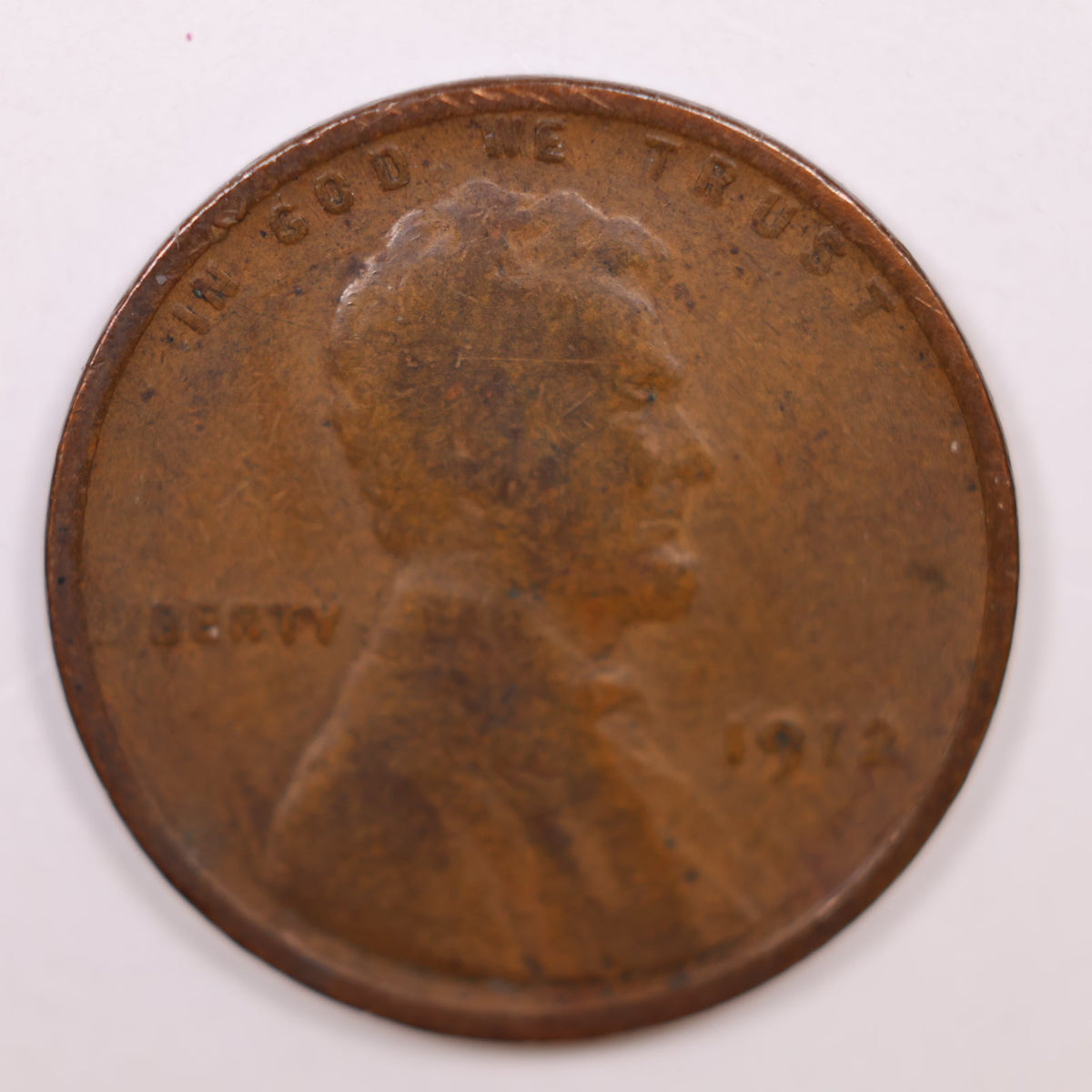1912 Lincoln Wheat Cent, Good Circulated Coin, Store #CT1849