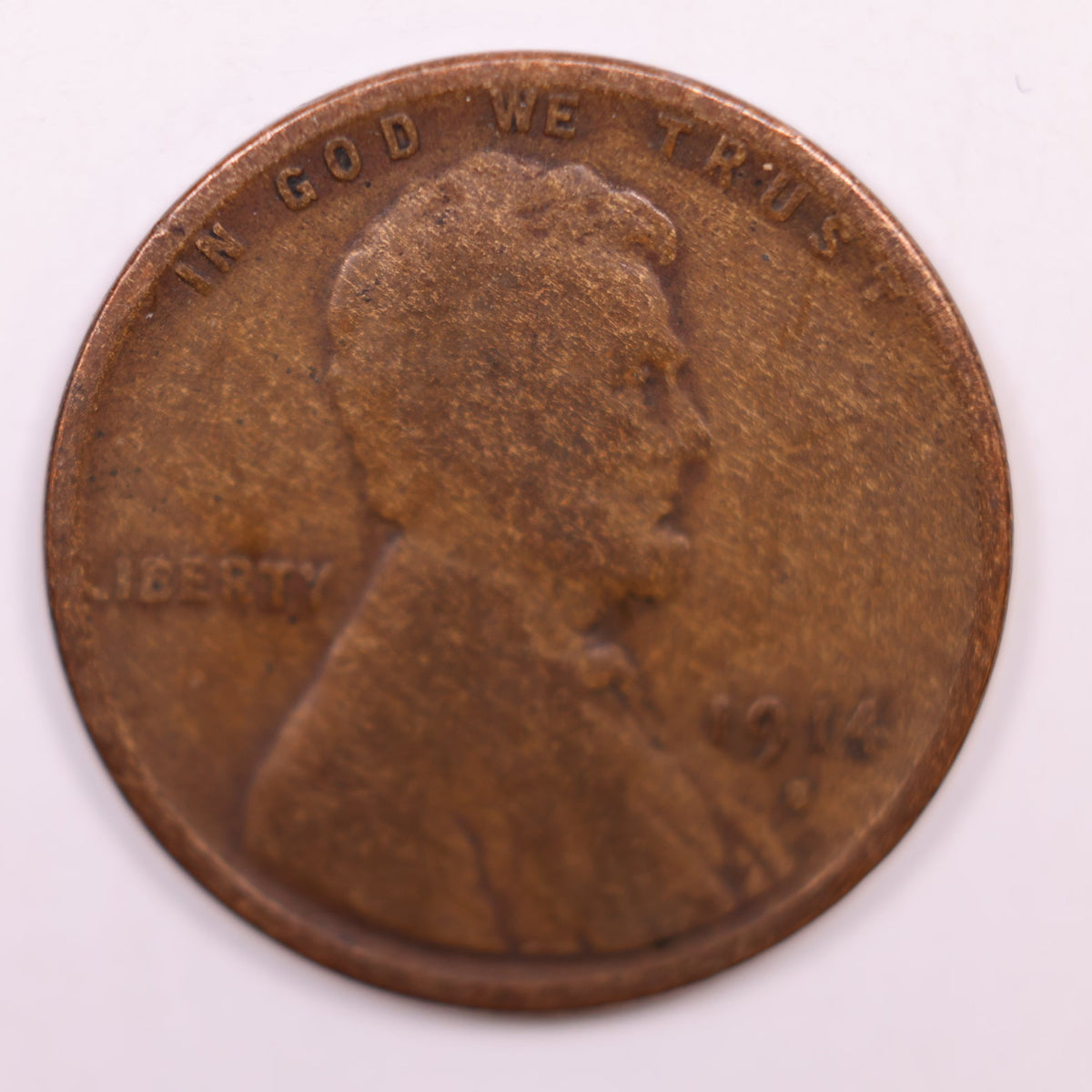 1914-S Lincoln Wheat Cent, Good Circulated Coin., Store #CT1857