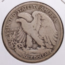 1935 Walking Liberty Half Dollar, Very Good Circulated Coin, Store
