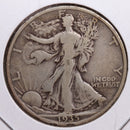 1935-S Walking Liberty Half Dollar, Very Good Circulated Coin, Store