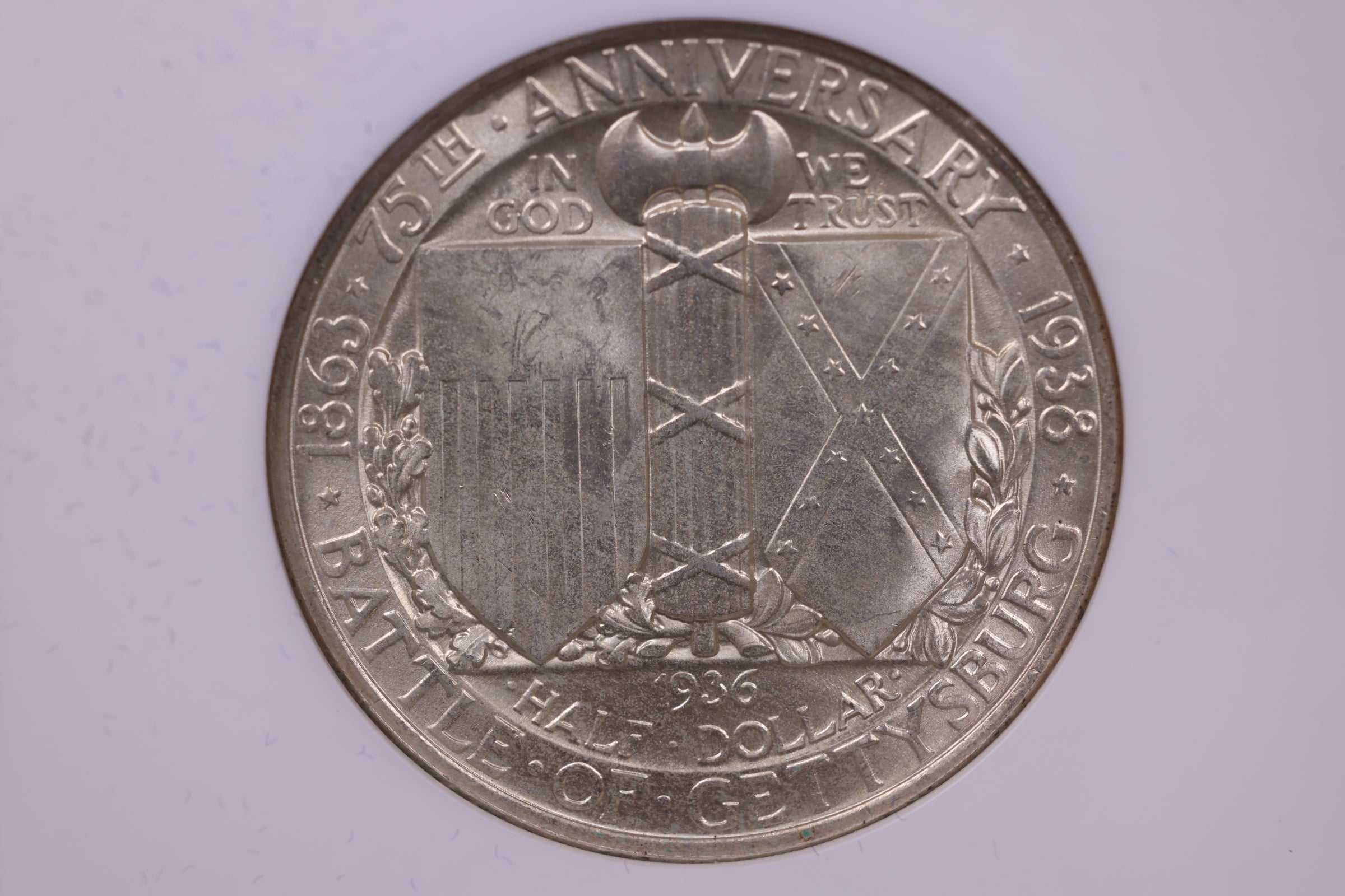 1936 Gettysburg Commemorative Half Dollar. NGC MS64., Store #GEC0022