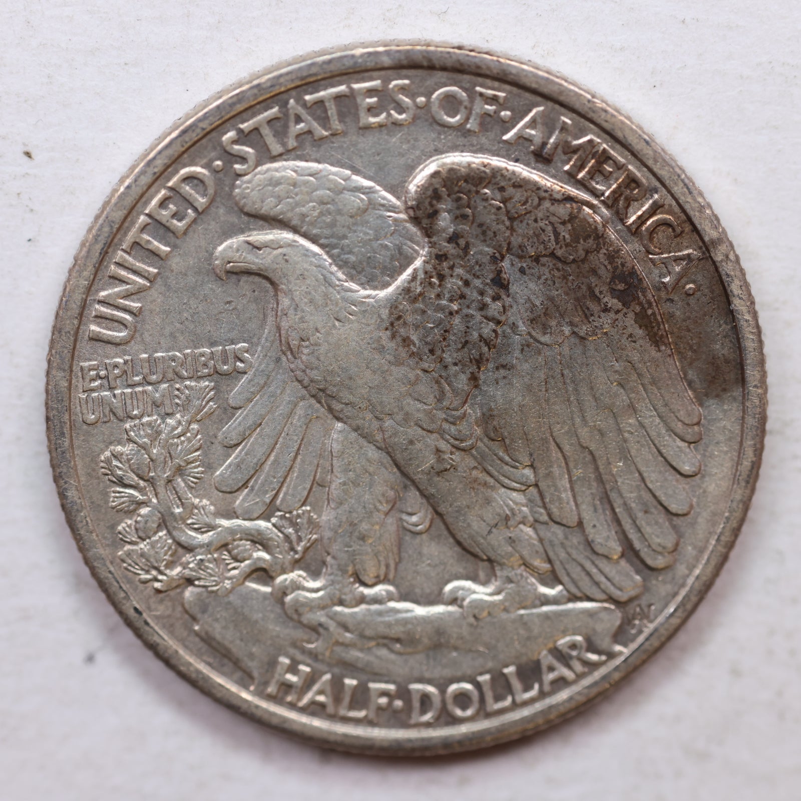1917 Walking Liberty Silver Half Dollar. Very Fine Plus Circulated Coin, #HR0925.