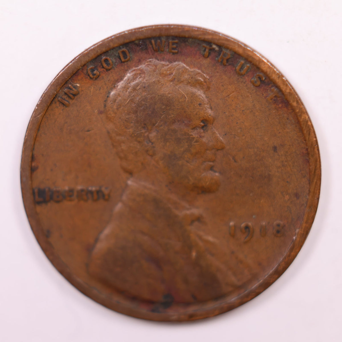 1918 Lincoln Wheat Cent, Very Fine Circulated Coin, Store #CT1867