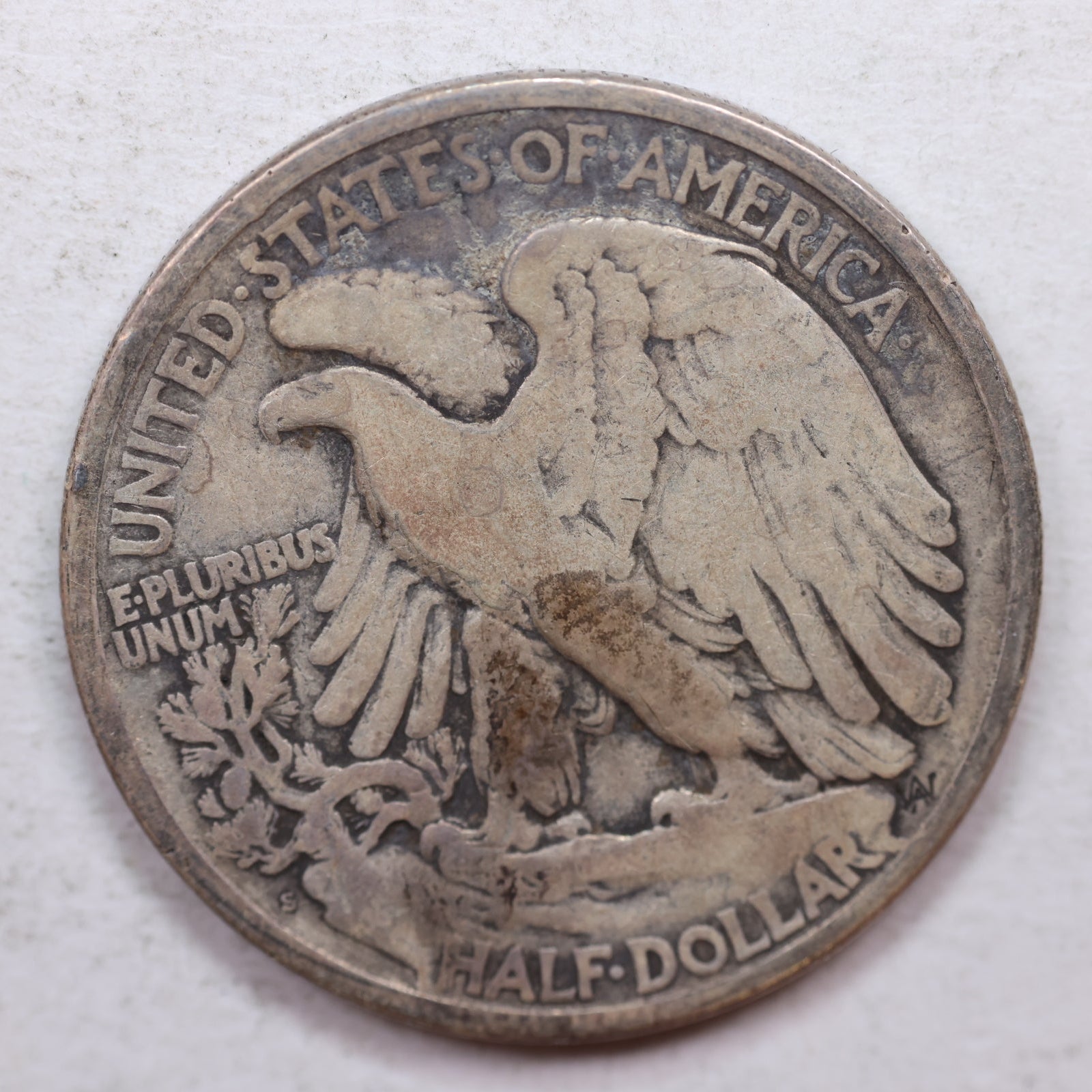 1917-S (Reverse) Walking Liberty Half Dollar, Very Good+ Circulated Coin, #HR0934