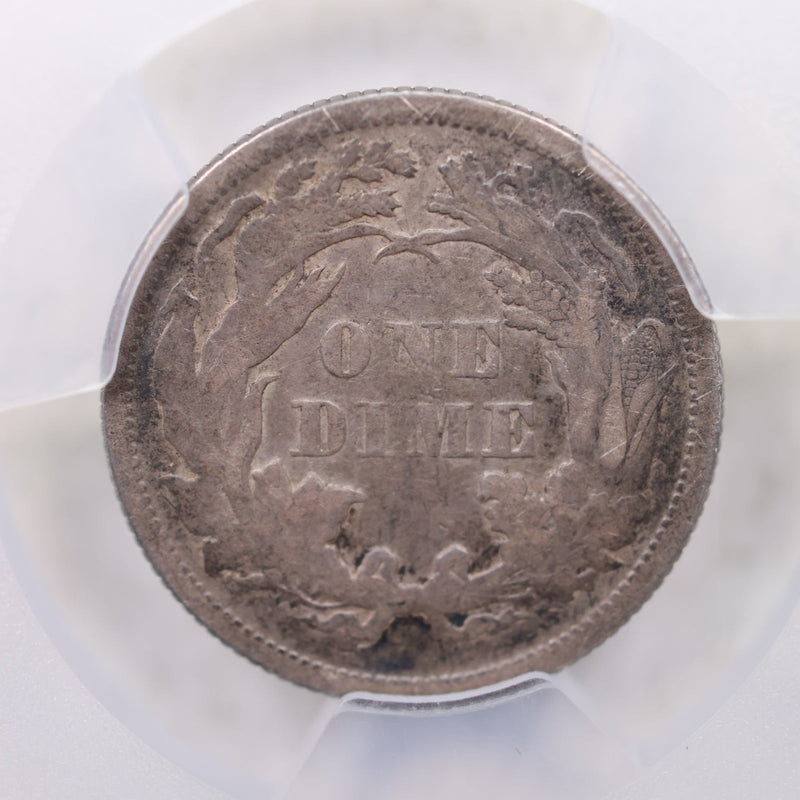 1871 Seated Liberty Silver Dime, PCGS VF-35, Store Sale