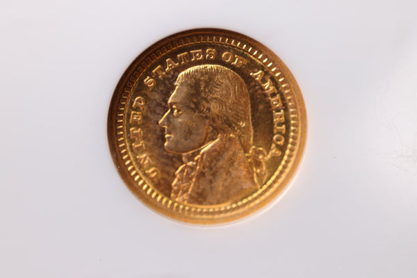 1903 Gold $1 Jefferson, Louisiana Purchase. NGC MS-66. Store #103101